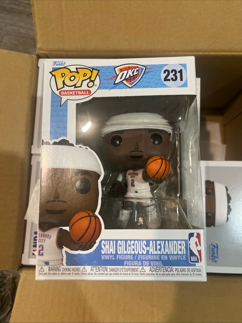 Funko Pop! Basketball SHAI GILGEOUS-ALEXANDER #231 OKC Thunder NBA